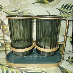 Multifunction Holder Storage Organizers  Kitchen Fairy Green